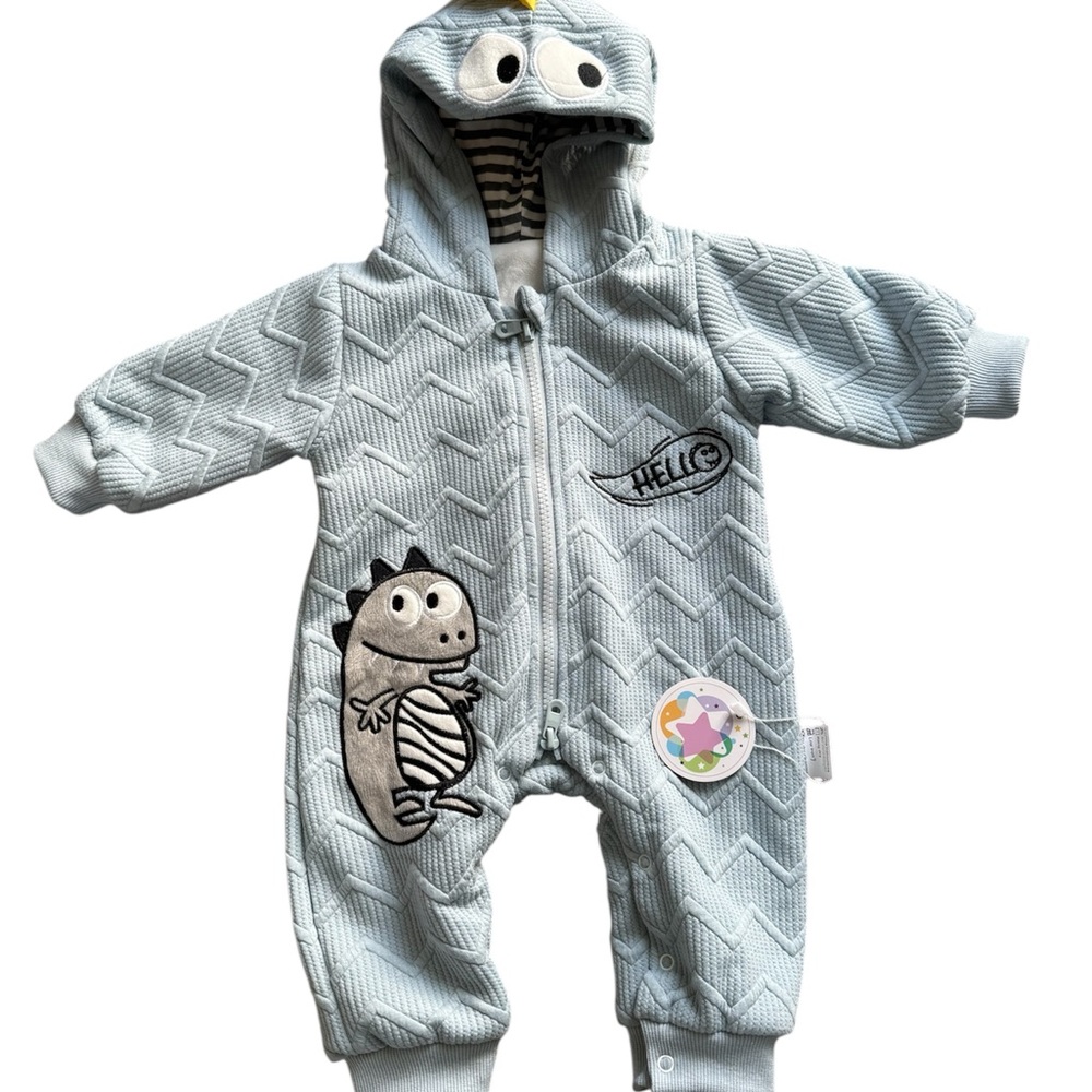 Adorable Blue Dinosaur Halloween costume
